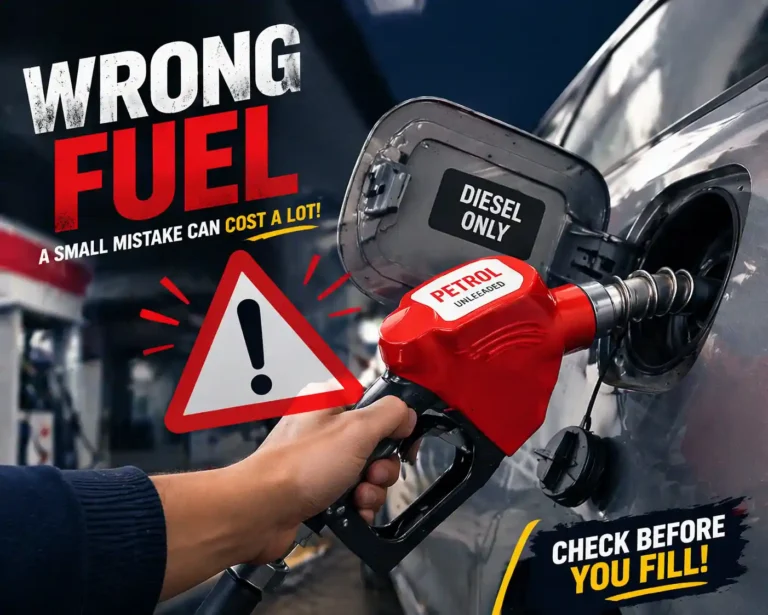Wrong fuel, always verify before fill
